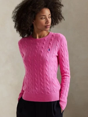 Polo Ralph Lauren sweter damski kolor różowy lekki 211971865