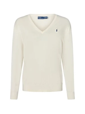 Polo Ralph Lauren Sweter damski z dzianiny Kobiety Bawełna biały jednolity,