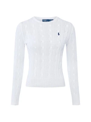 Polo Ralph Lauren Sweter damski z dzianiny Kobiety Bawełna niebieski jednolity,