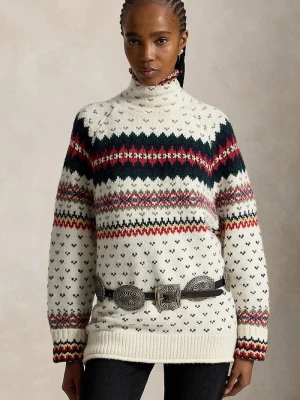 Polo Ralph Lauren sweter damski z wełną beżowy