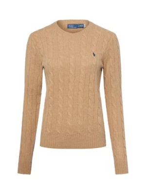 Polo Ralph Lauren Sweter damski z zawartością kaszmiru Kobiety Kaszmir beżowy jednolity,