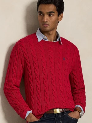 Polo Ralph Lauren sweter męski bawełniany czerwony
