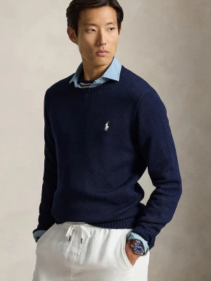 Polo Ralph Lauren sweter męski bawełniany granatowy