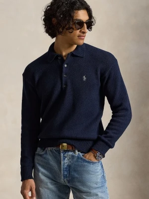 Polo Ralph Lauren sweter męski bawełniany granatowy