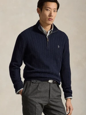 Polo Ralph Lauren sweter męski bawełniany granatowy