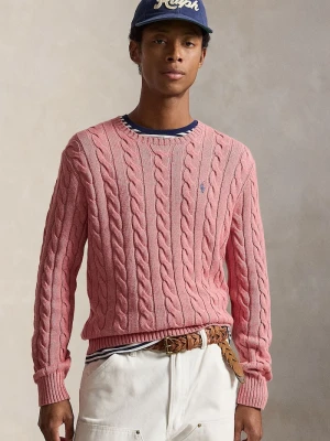 Polo Ralph Lauren sweter męski bawełniany różowy