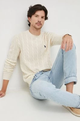 Polo Ralph Lauren sweter męski kolor beżowy lekki