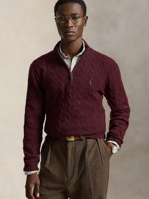 Polo Ralph Lauren sweter męski wełniany bordowy