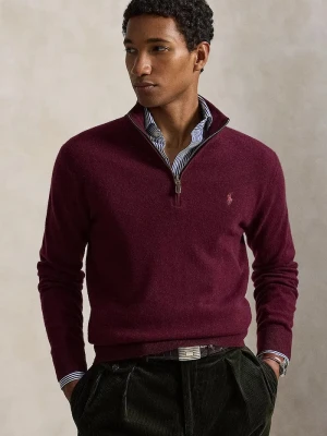 Polo Ralph Lauren sweter męski wełniany bordowy
