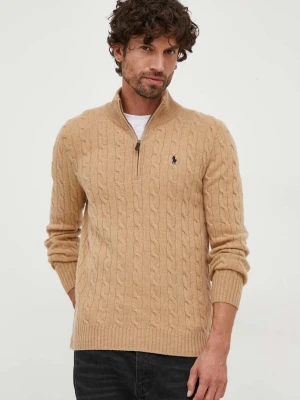 Polo Ralph Lauren sweter męski wełniany brązowy