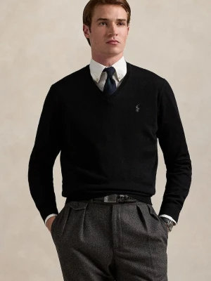 Polo Ralph Lauren sweter męski wełniany czarny