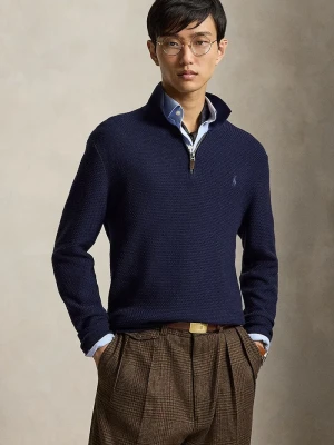 Polo Ralph Lauren sweter męski wełniany granatowy