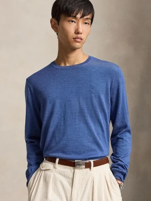 Polo Ralph Lauren sweter męski wełniany niebieski