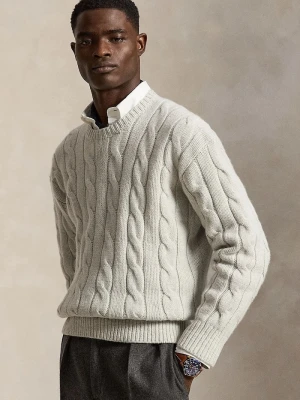 Polo Ralph Lauren sweter męski wełniany szary