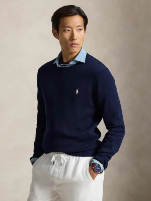 POLO RALPH LAUREN Sweter | Regular Fit granatowy