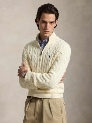 POLO RALPH LAUREN Sweter | Regular Fit kremowy
