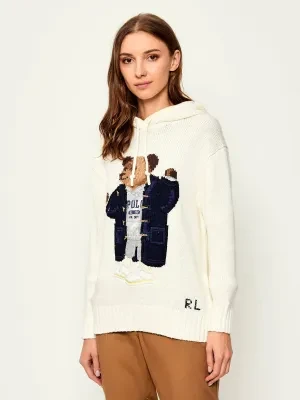 POLO RALPH LAUREN Sweter | Regular Fit | z dodatkiem lnu