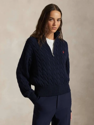 POLO RALPH LAUREN Sweter | Relaxed fit granatowy