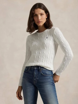 POLO RALPH LAUREN Sweter | Slim Fit biały