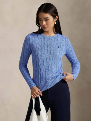 POLO RALPH LAUREN Sweter | Slim Fit niebieski