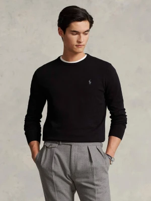 POLO RALPH LAUREN Sweter | Slim Fit | pima czarny