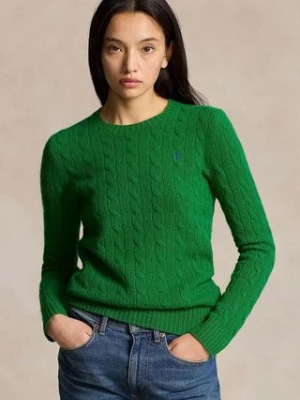 Polo Ralph Lauren sweter wełniany damski kolor zielony lekki 211910421