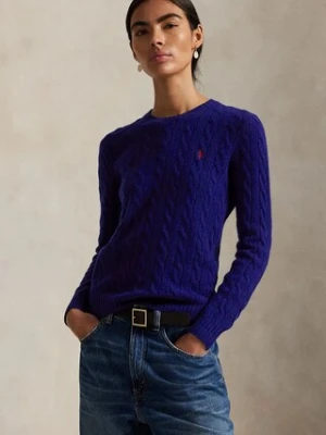 Polo Ralph Lauren sweter wełniany damskie kolor granatowy 211971865012