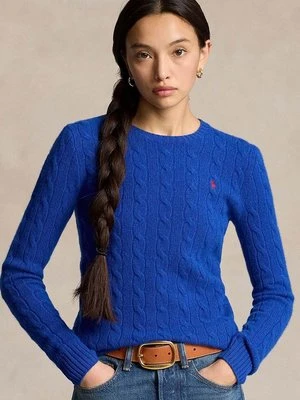 Polo Ralph Lauren sweter wełniany kolor fioletowy 211910421