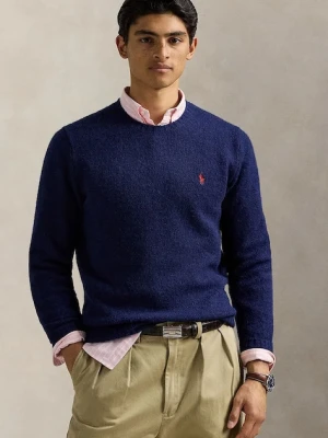 Polo Ralph Lauren sweter wełniany męski kolor granatowy 710918805