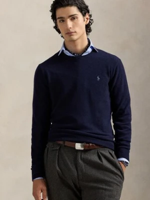Polo Ralph Lauren sweter wełniany męski kolor granatowy 710974148