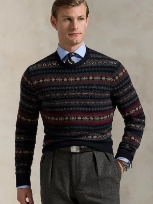 Polo Ralph Lauren sweter wełniany męski kolor multicolor 710981615