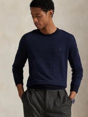 Polo Ralph Lauren sweter wełniany męski kolor niebieski lekki 710949280