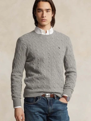 Polo Ralph Lauren sweter wełniany męski kolor szary