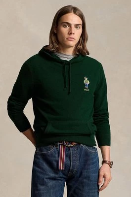 Polo Ralph Lauren sweter wełniany męski kolor zielony 710946003