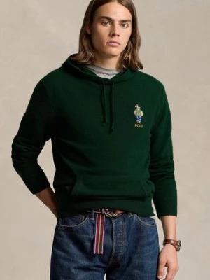 Polo Ralph Lauren sweter wełniany męski kolor zielony  710946003