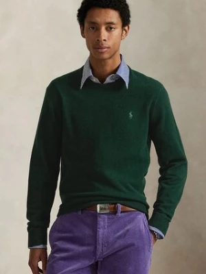 Polo Ralph Lauren sweter wełniany męski kolor zielony 710974148