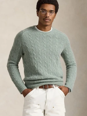 Polo Ralph Lauren sweter z dodatkiem wełny męski kolor zielony 710979095