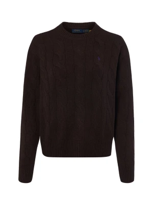 Polo Ralph Lauren sweter z dzianiny z zawartością kaszmiru Kobiety Kaszmir brązowy
