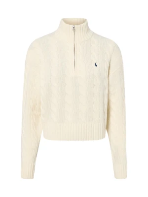 Polo Ralph Lauren sweter z dzianiny z zawartością kaszmiru Kobiety Wełna biały