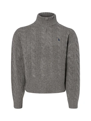 Polo Ralph Lauren sweter z dzianiny z zawartością kaszmiru Kobiety Wełna szary