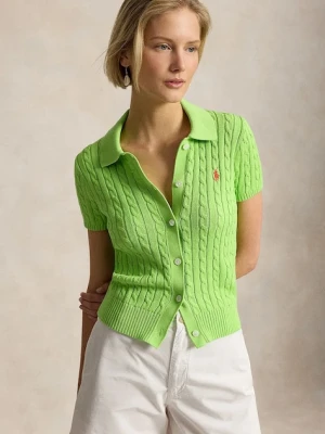 Polo Ralph Lauren sweter z krótkim rękawem damski bawełniany