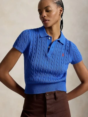 Polo Ralph Lauren sweter z krótkim rękawem damski bawełniany
