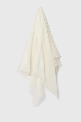 Polo Ralph Lauren szal wełniany kolor beżowy gładki 455938480