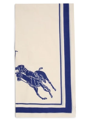 Polo Ralph Lauren Szalik damski Kobiety Bawełna biały|niebieski jednolity,