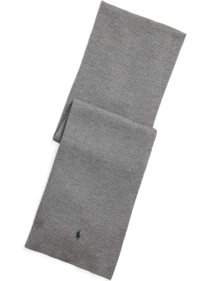 Polo Ralph Lauren szalik męski wełniany szary