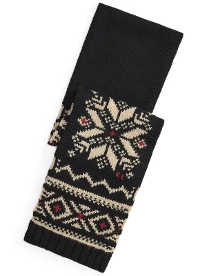 Polo Ralph Lauren szalik męski z wełną czarny