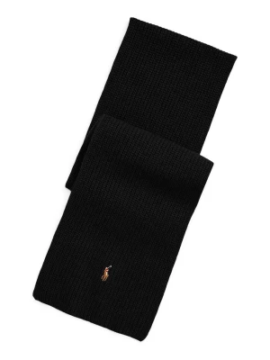 Polo Ralph Lauren szalik wełniany czarny