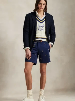 Polo Ralph Lauren szorty bawełniane męskie kolor granatowy 710963496
