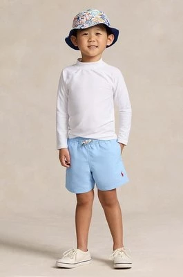 Polo Ralph Lauren szorty kąpielowe dziecięce kolor niebieski