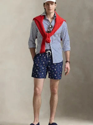 Polo Ralph Lauren szorty kąpielowe kolor fioletowy 710963826